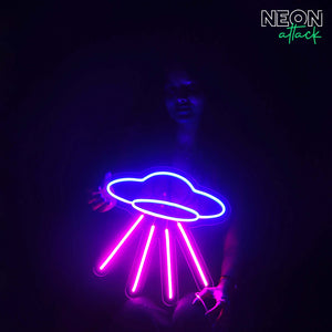 UFO Neon Light Sign