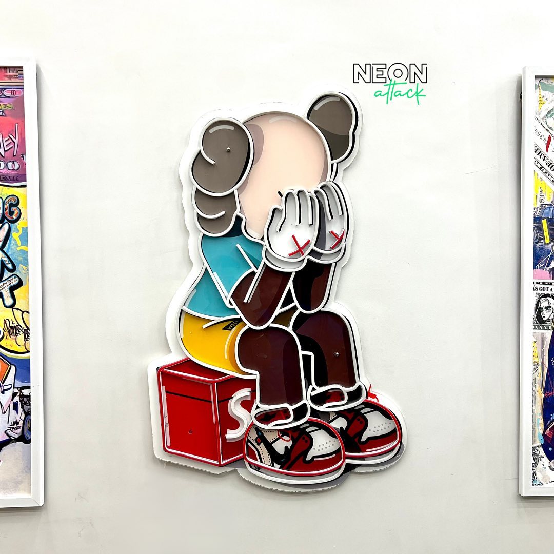 Kaws Neon Art Neon Sign