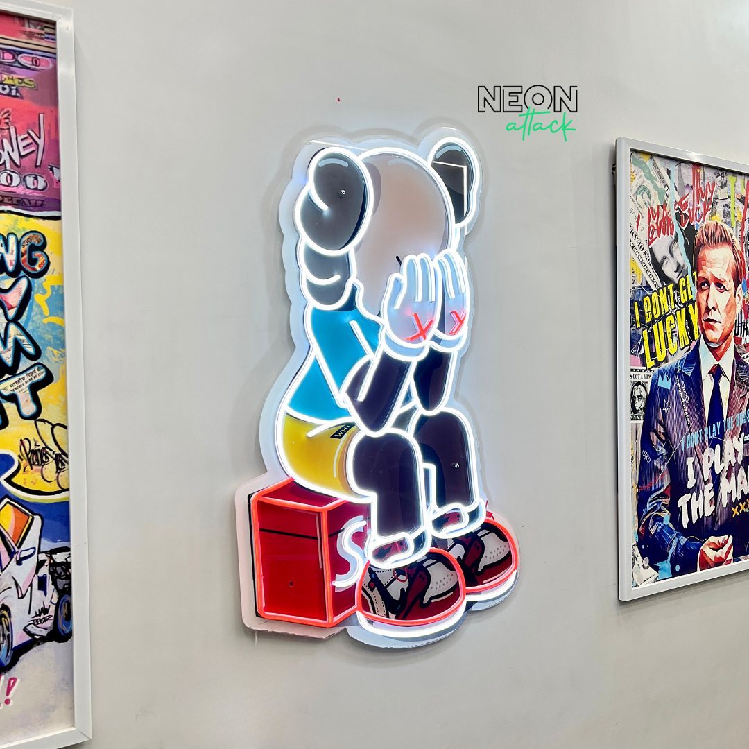 Kaws Neon Art Neon Sign