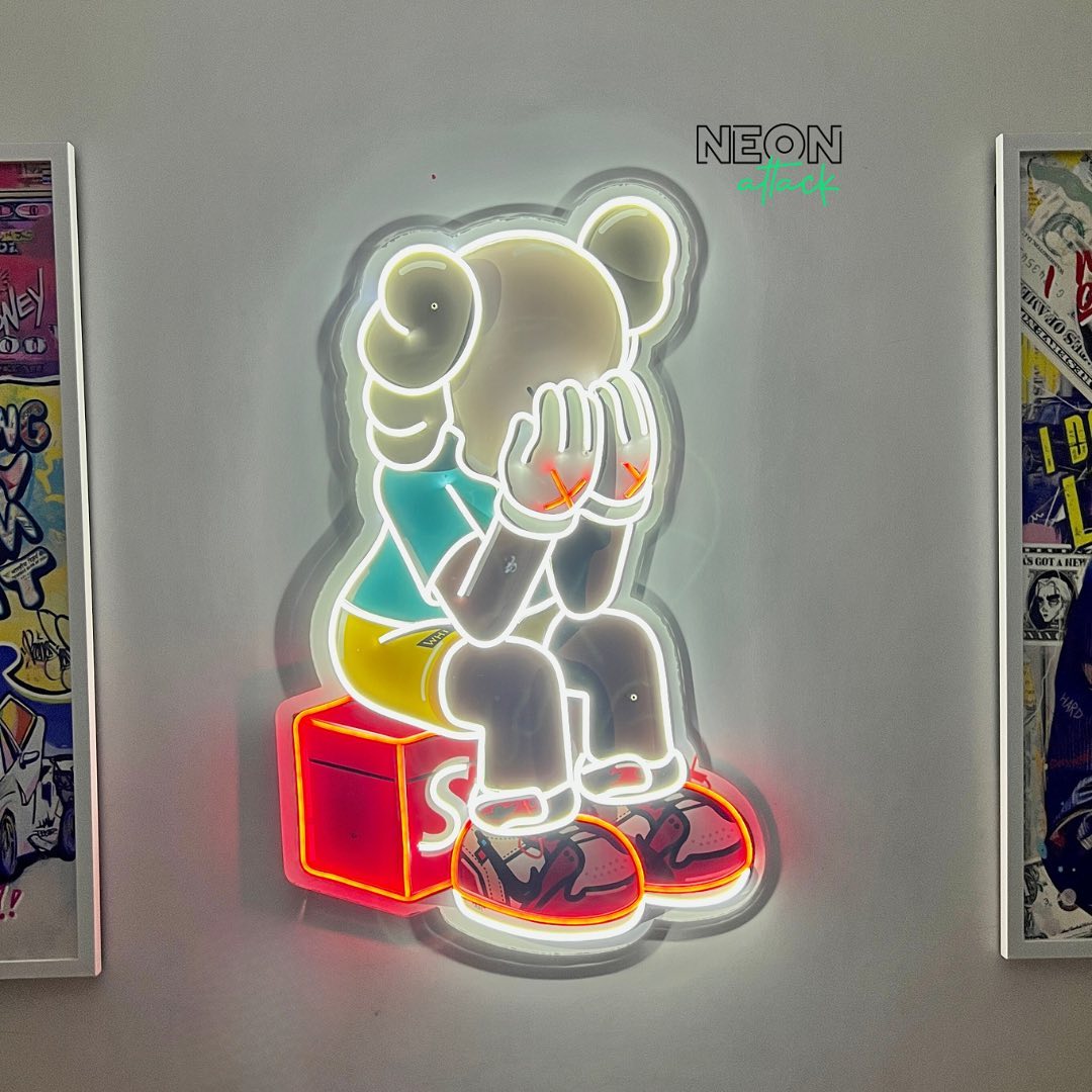 Kaws Neon Art Neon Sign