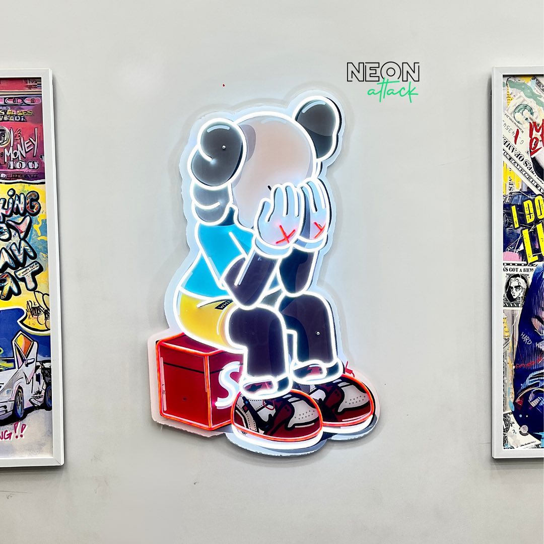 Kaws Neon Art Neon Sign