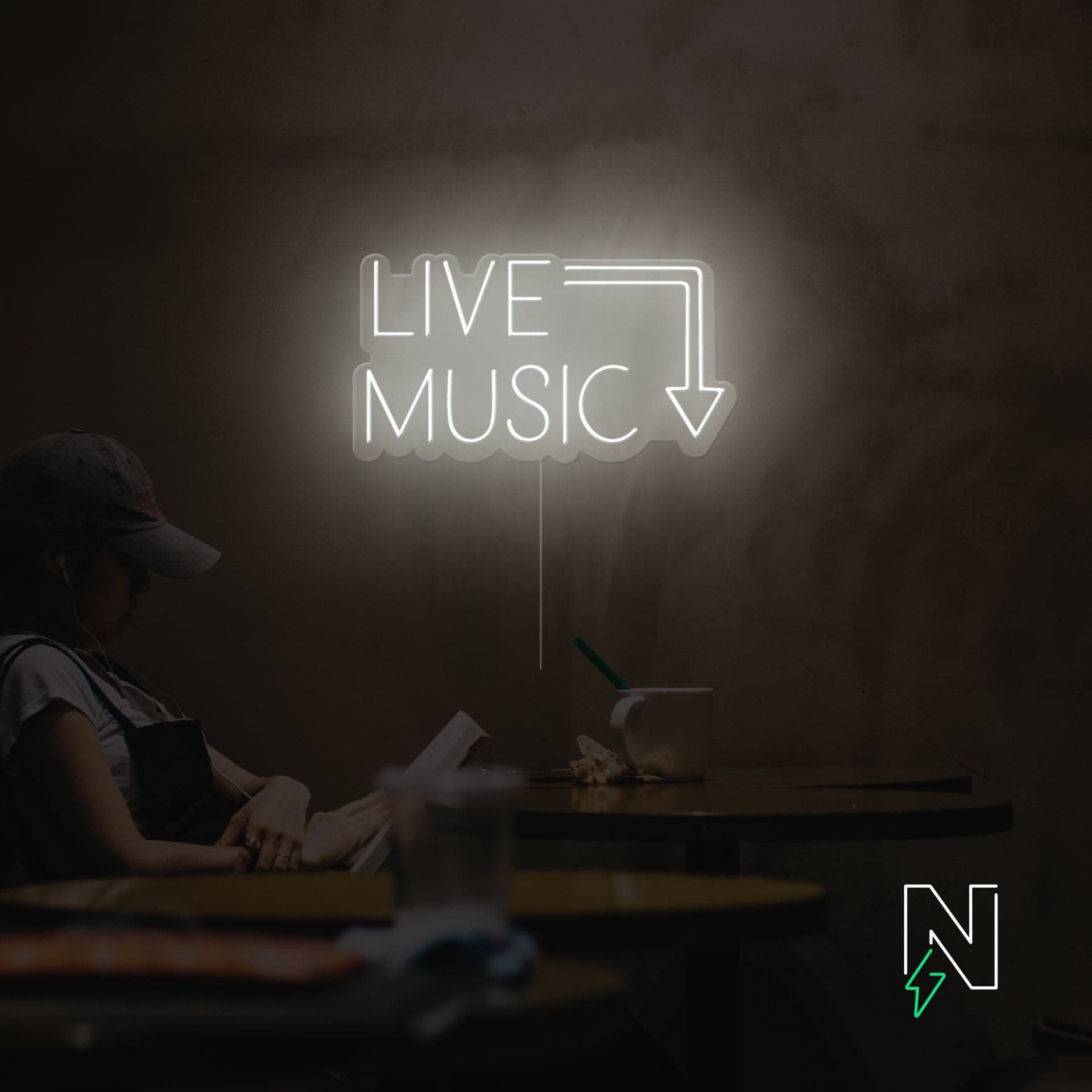 Live Music Neon Sign