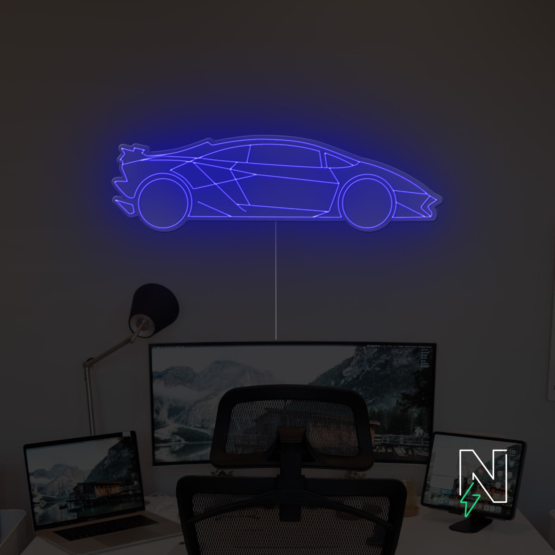 Lamborghini Car Neon Sign