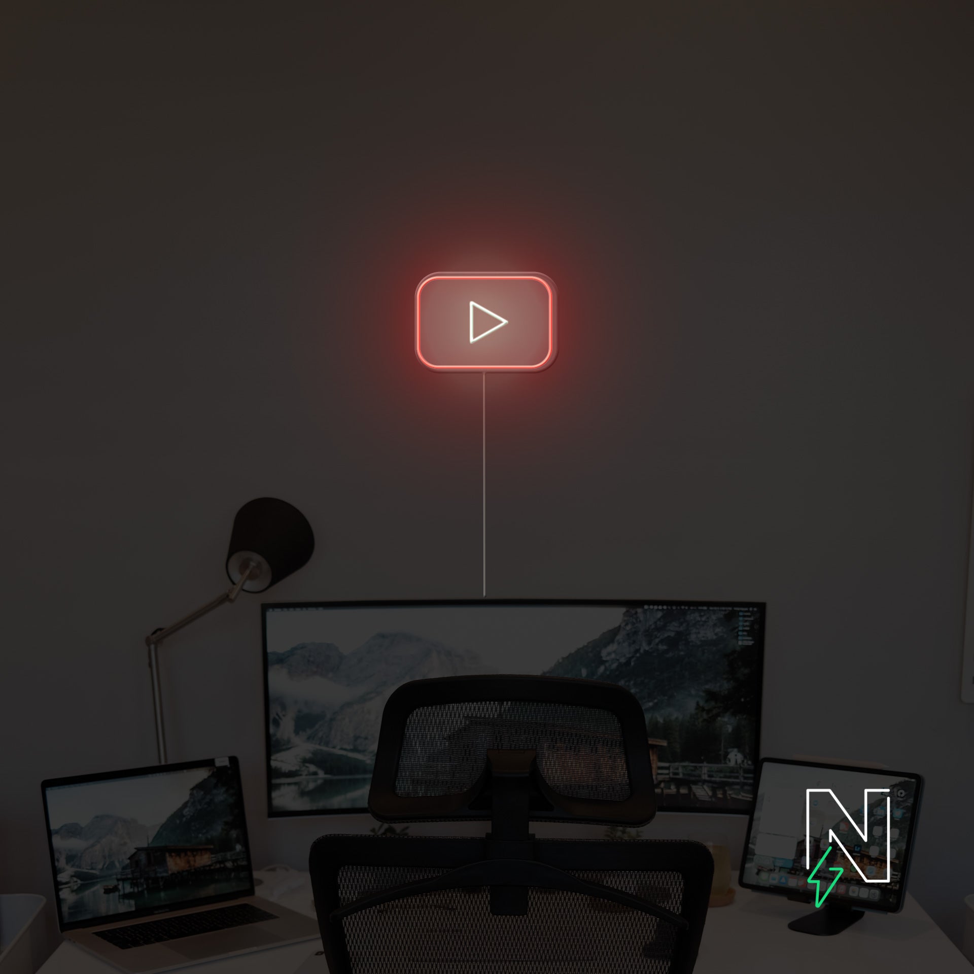 Youtube Neon Sign