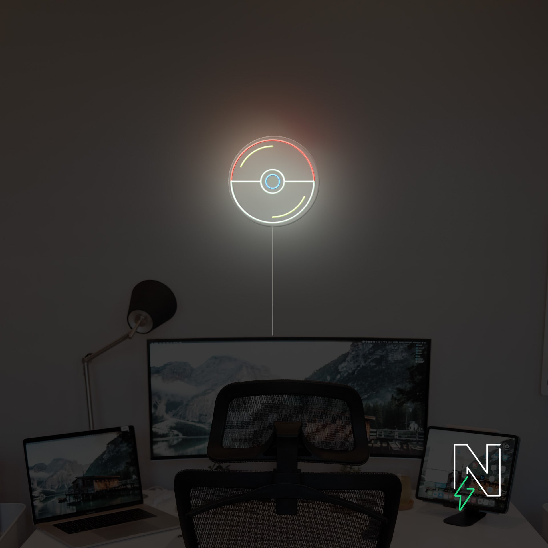 Pokeball Neon Sign