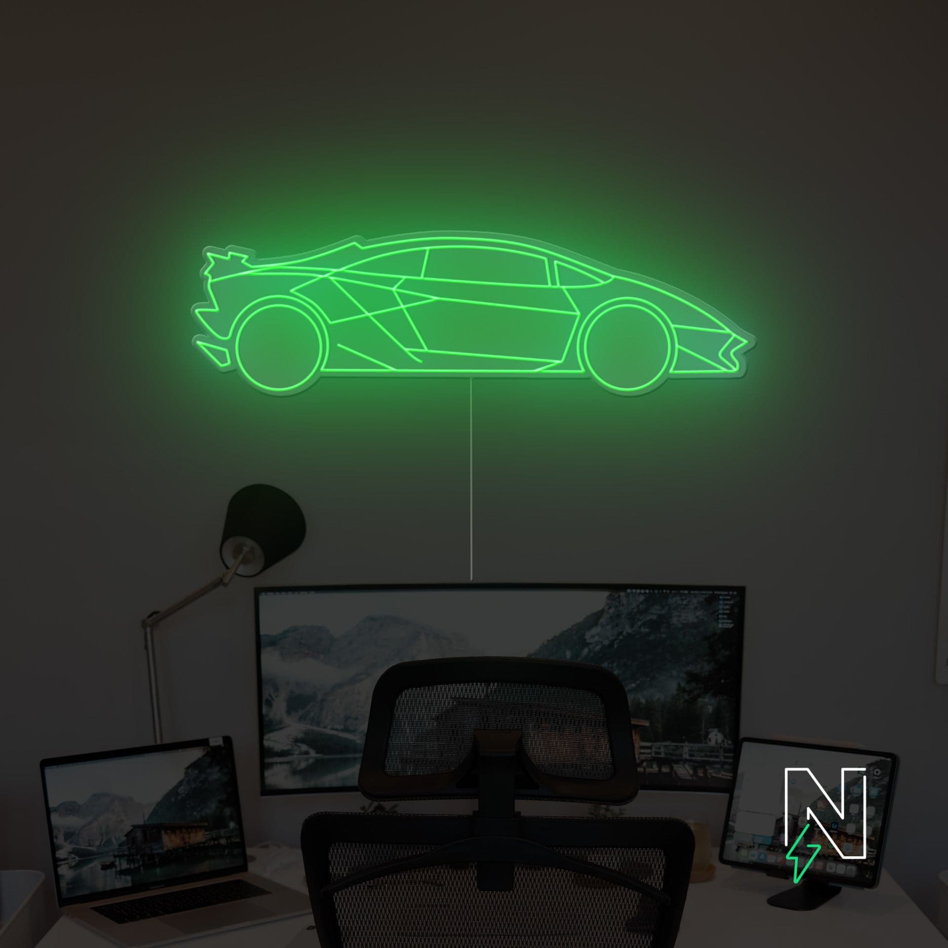 Lamborghini Car Neon Sign