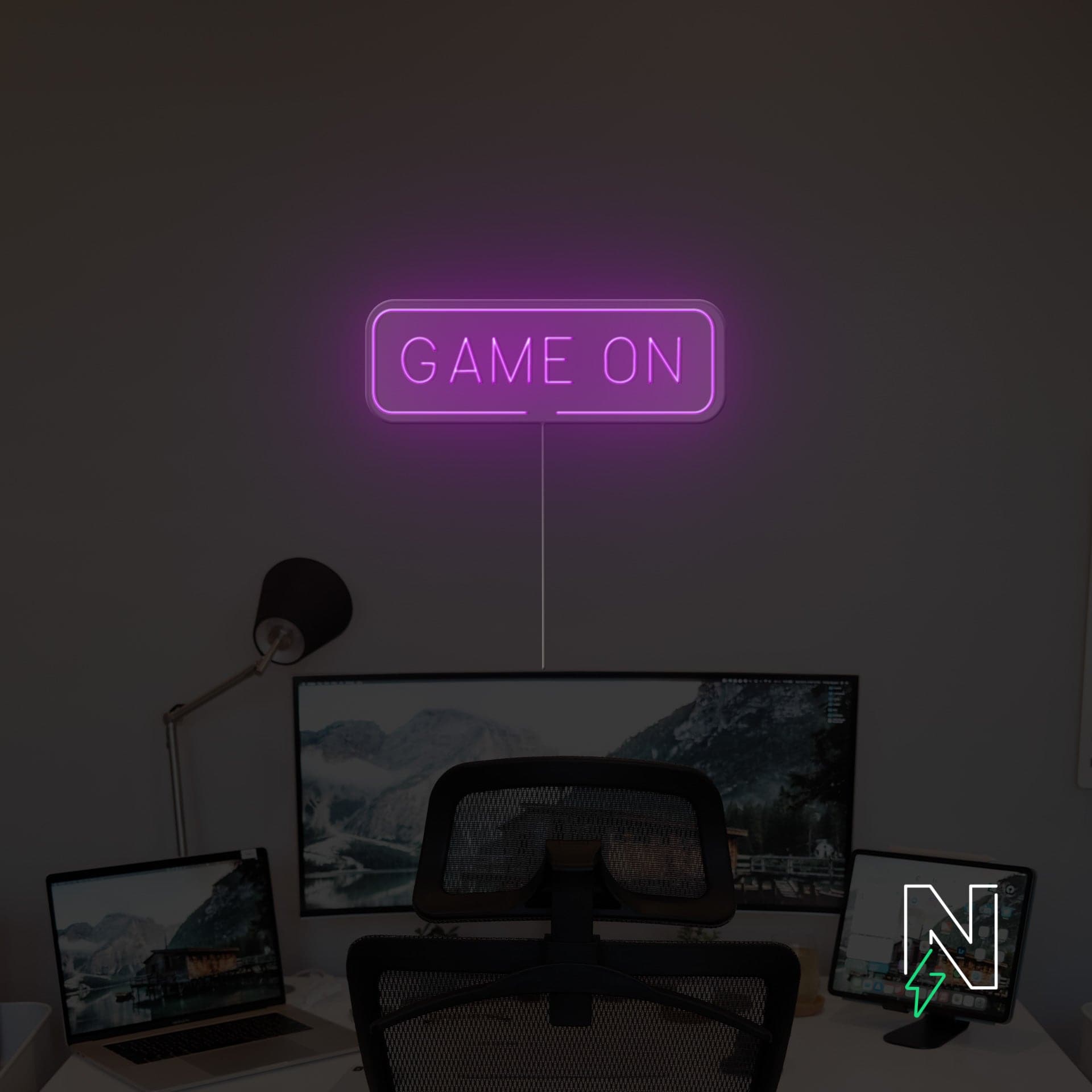 Game On Neon Sign