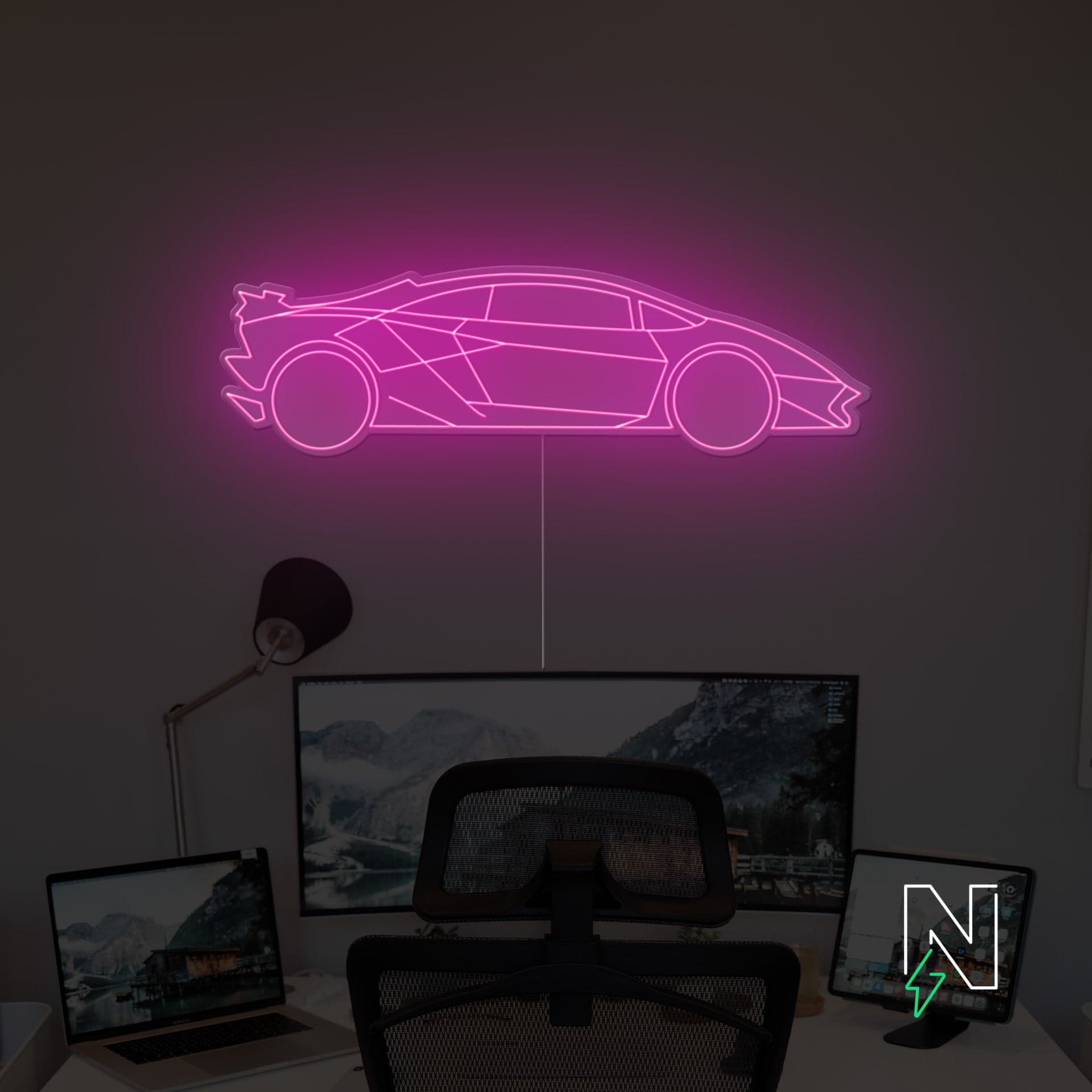 Lamborghini Car Neon Sign