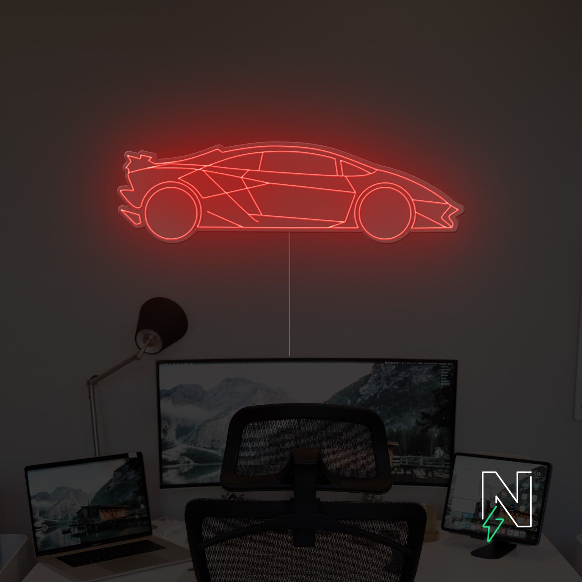 Lamborghini Car Neon Sign