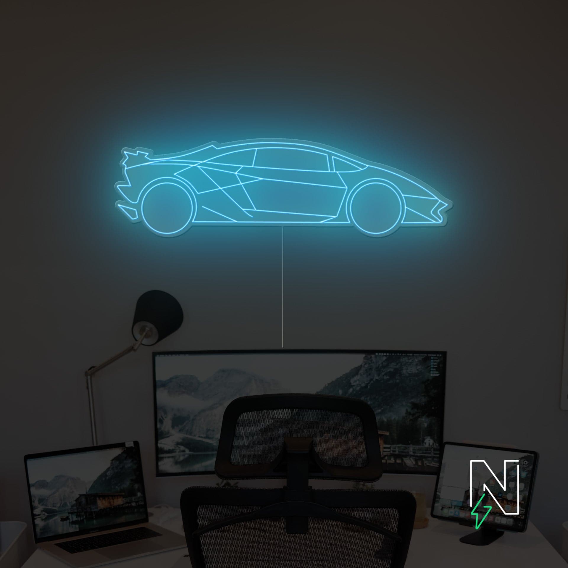 Lamborghini Car Neon Sign