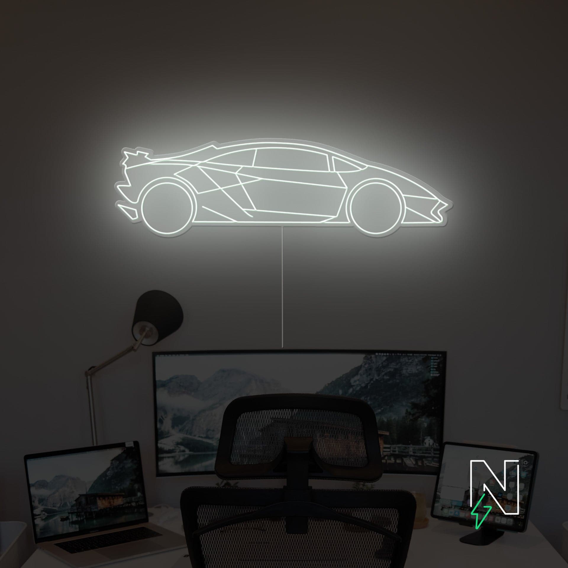 Lamborghini Car Neon Sign