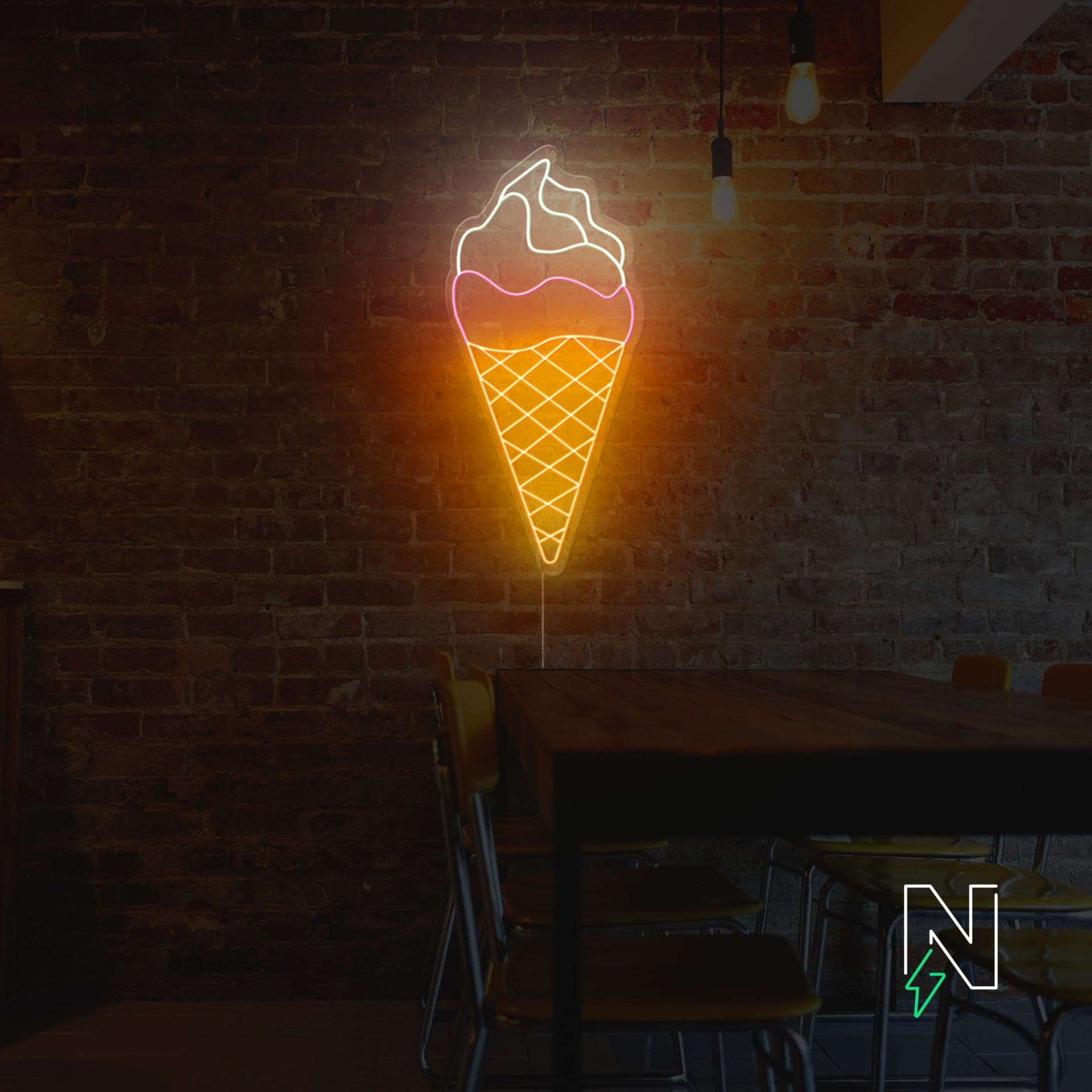 Ice Cream Neon Sign