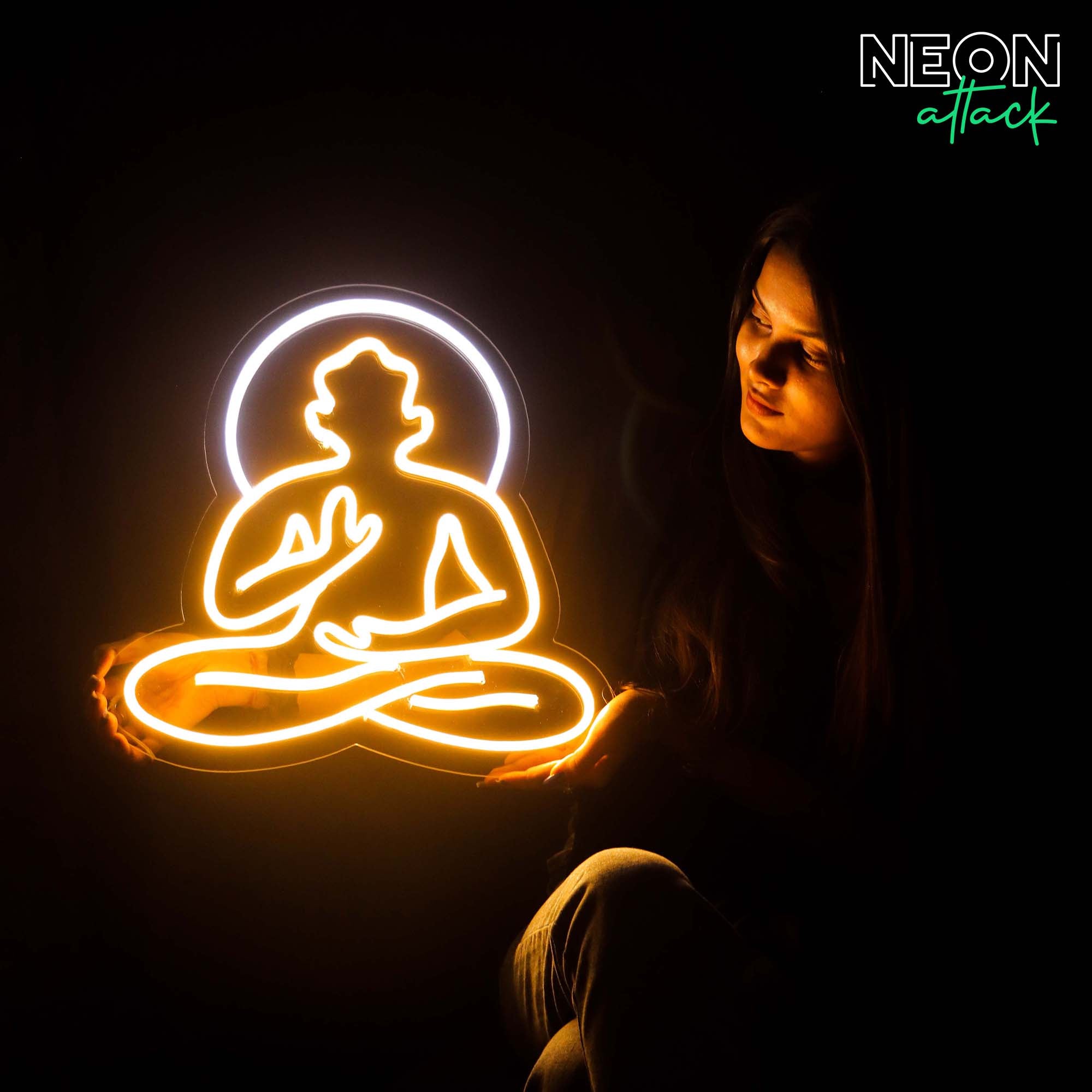 Budha Neon Light Sign