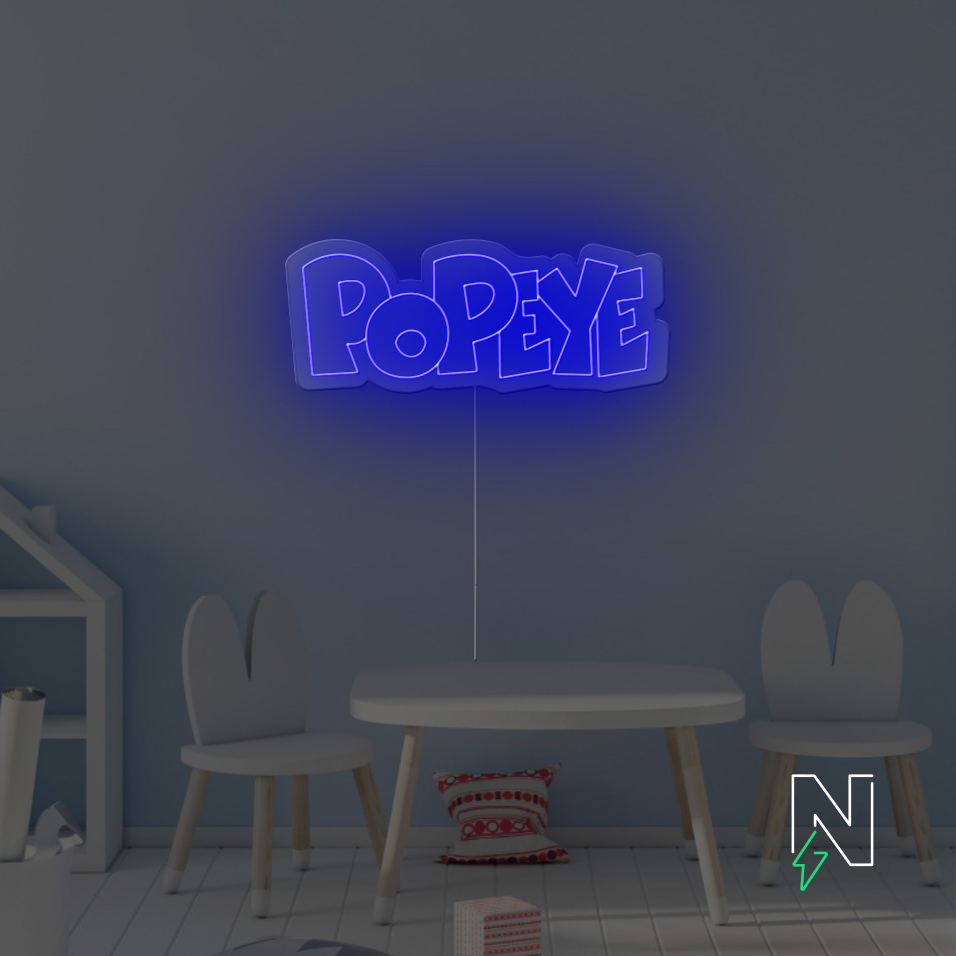 Popeye Neon Sign