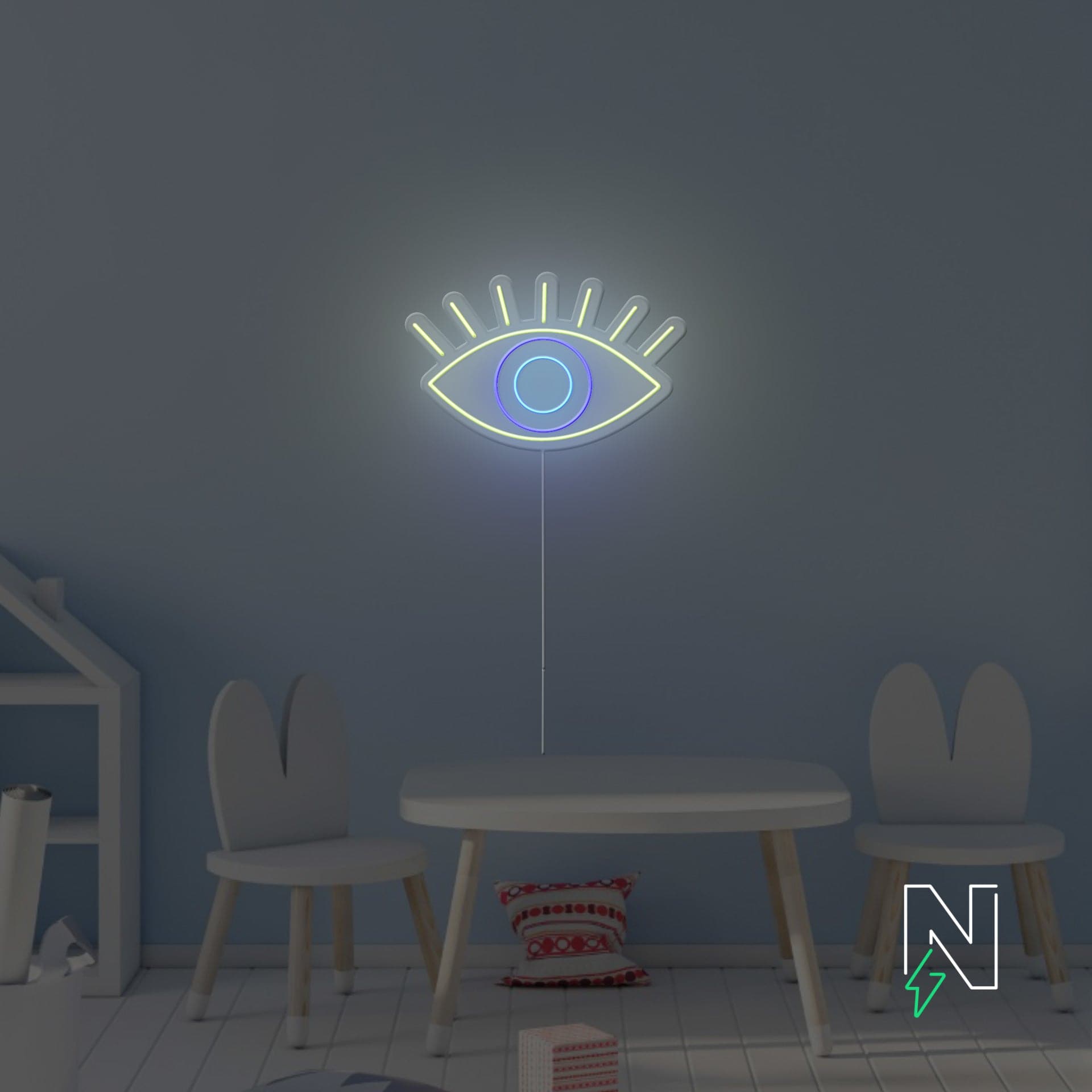 Evil Eye Neon Sign