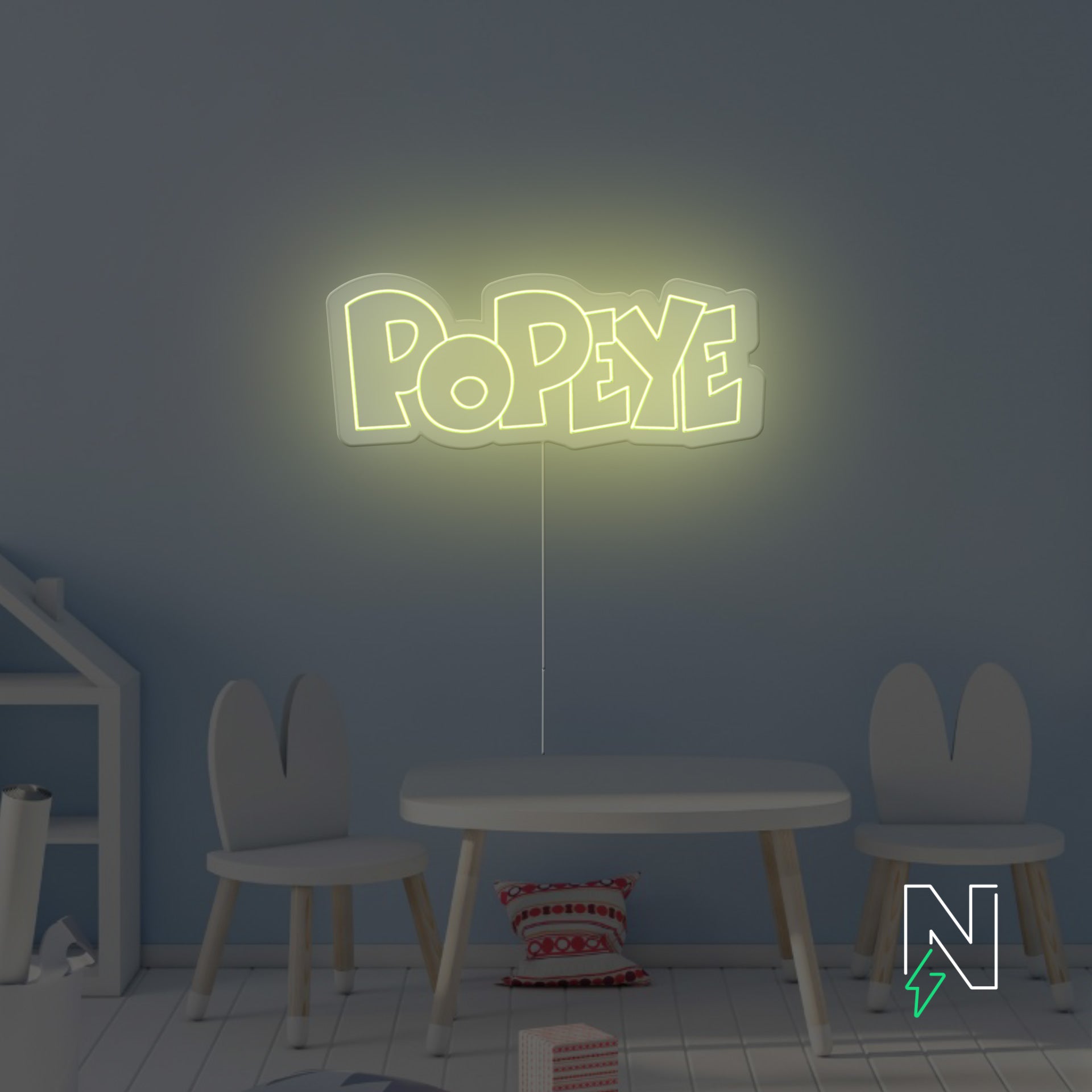 Popeye Neon Sign