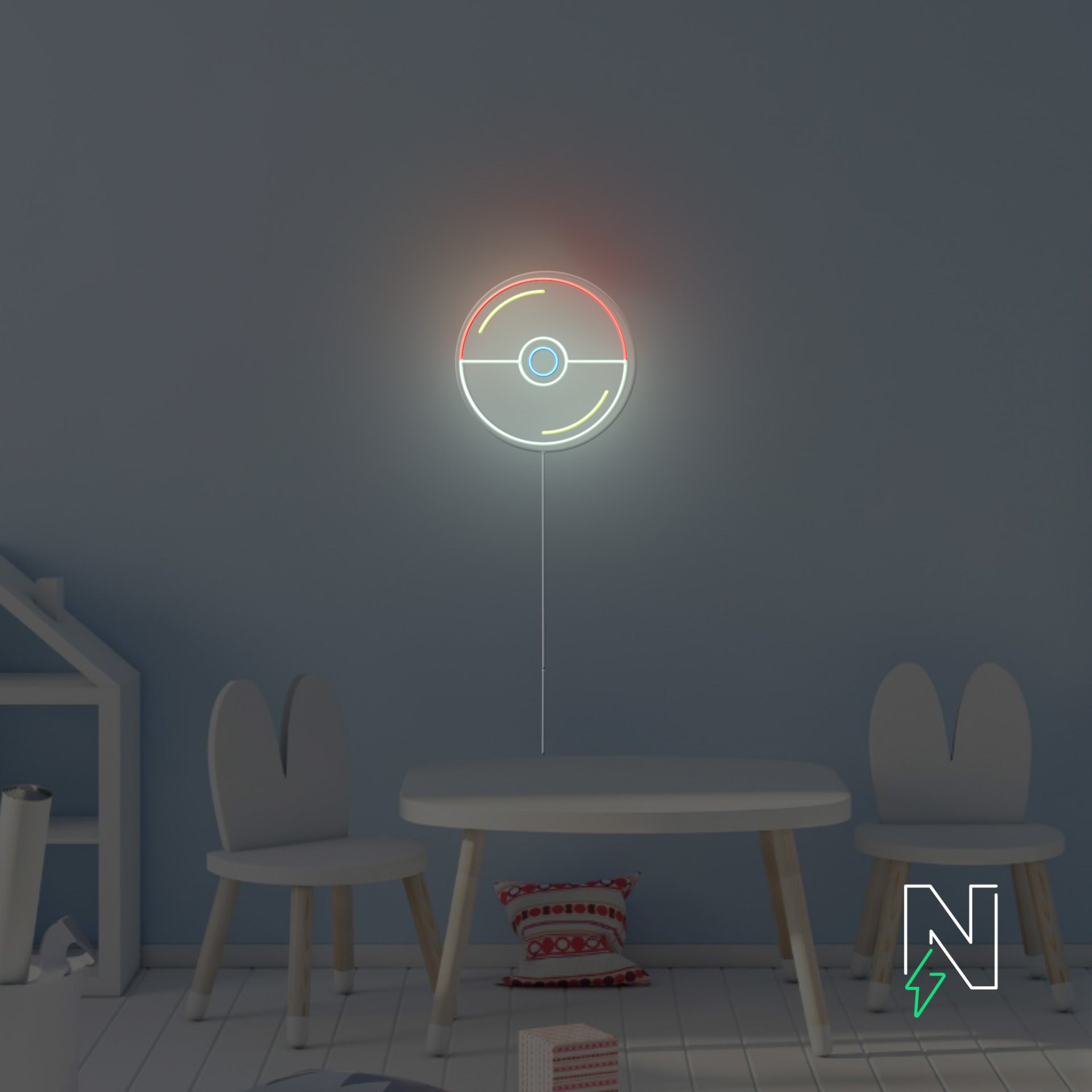 Pokeball Neon Sign