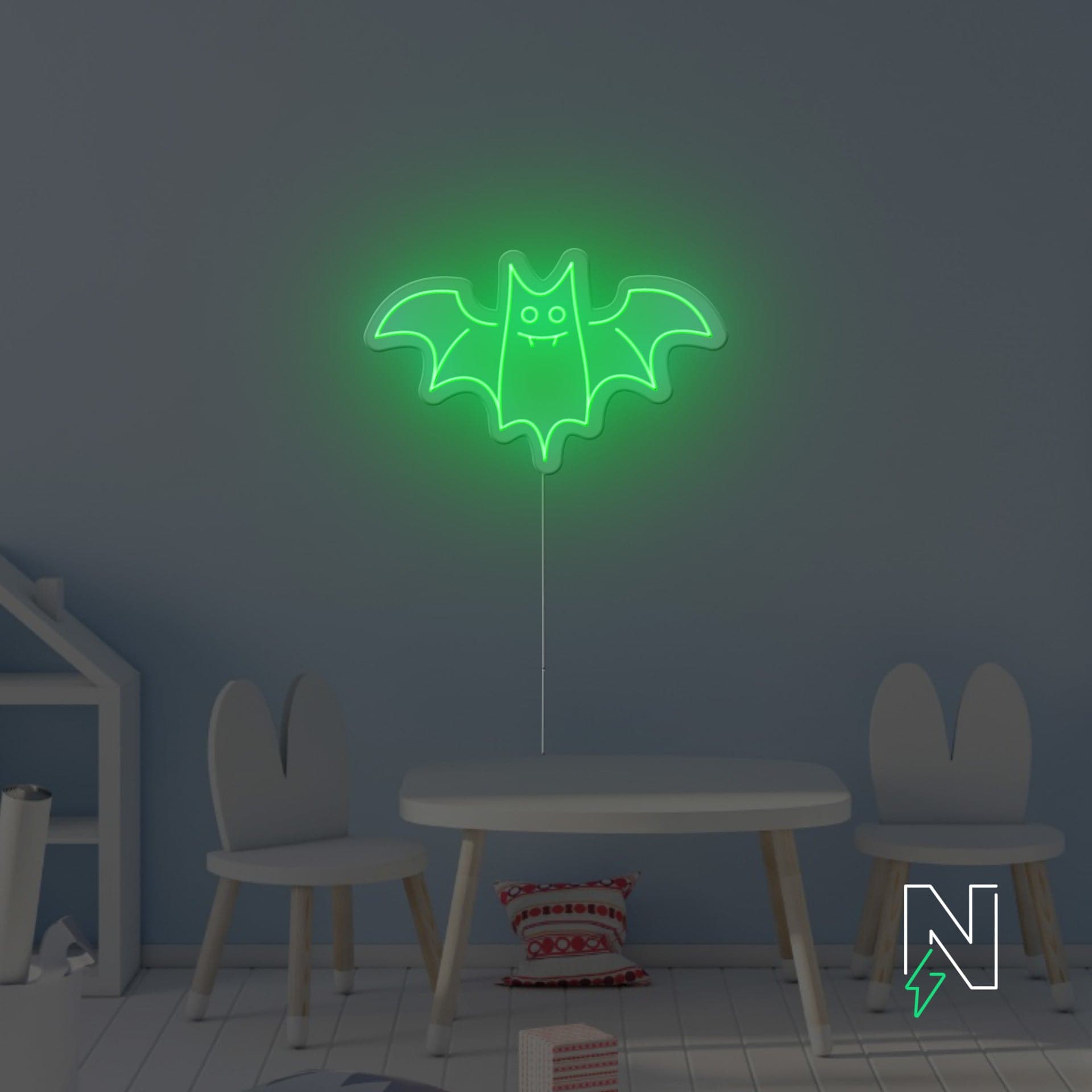 Bat Neon Sign