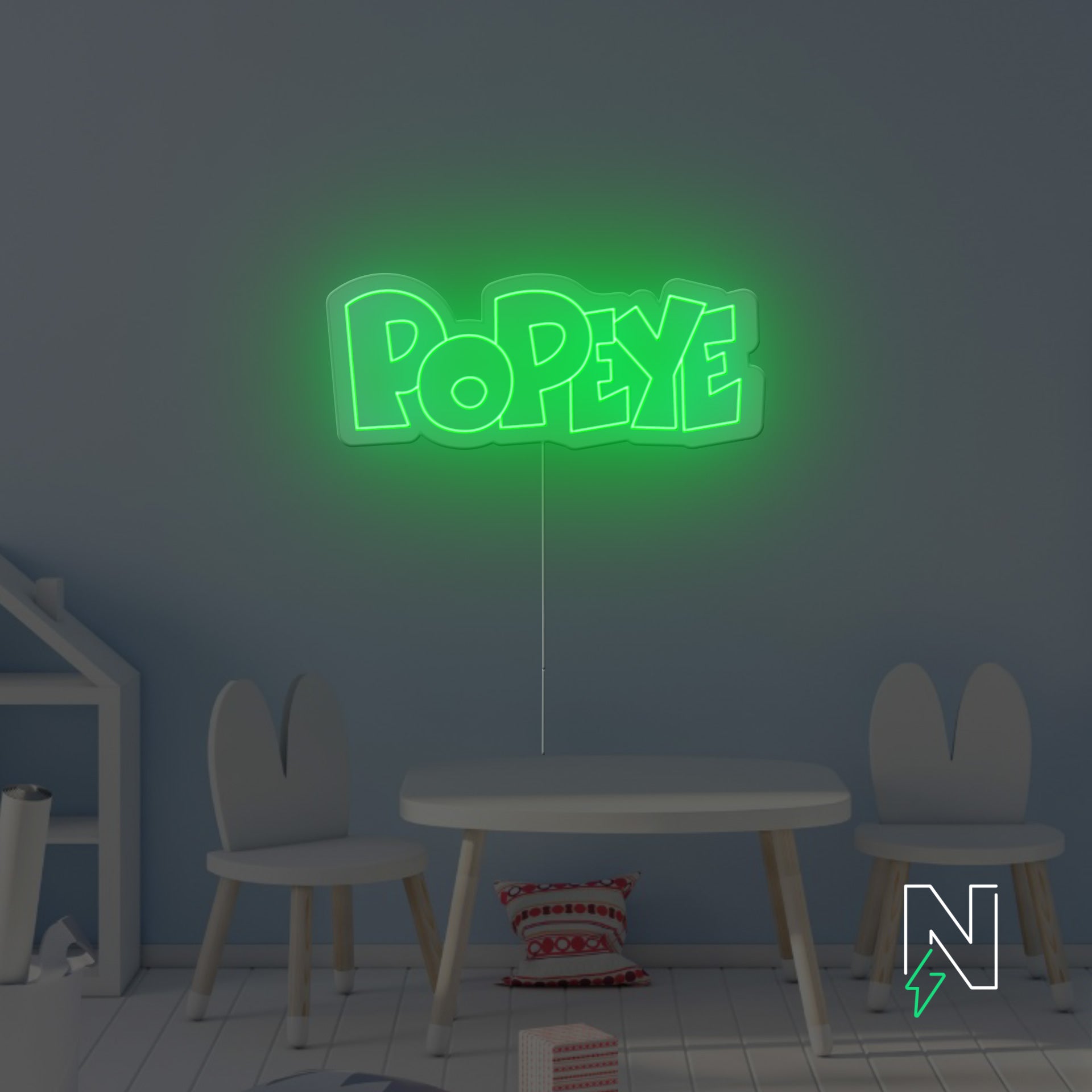 Popeye Neon Sign