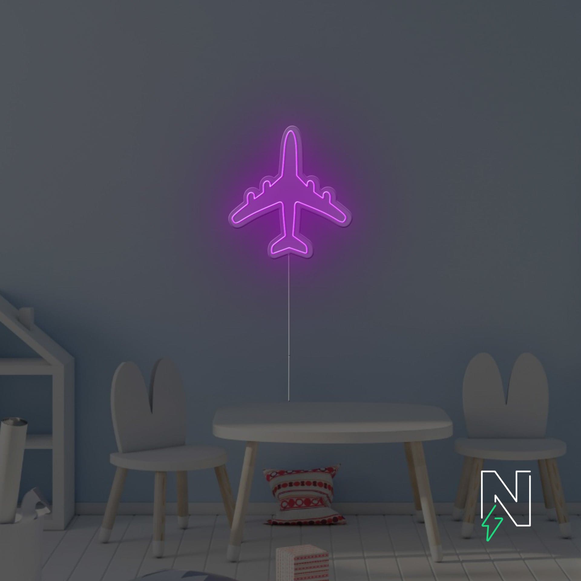 Airplane Neon Sign