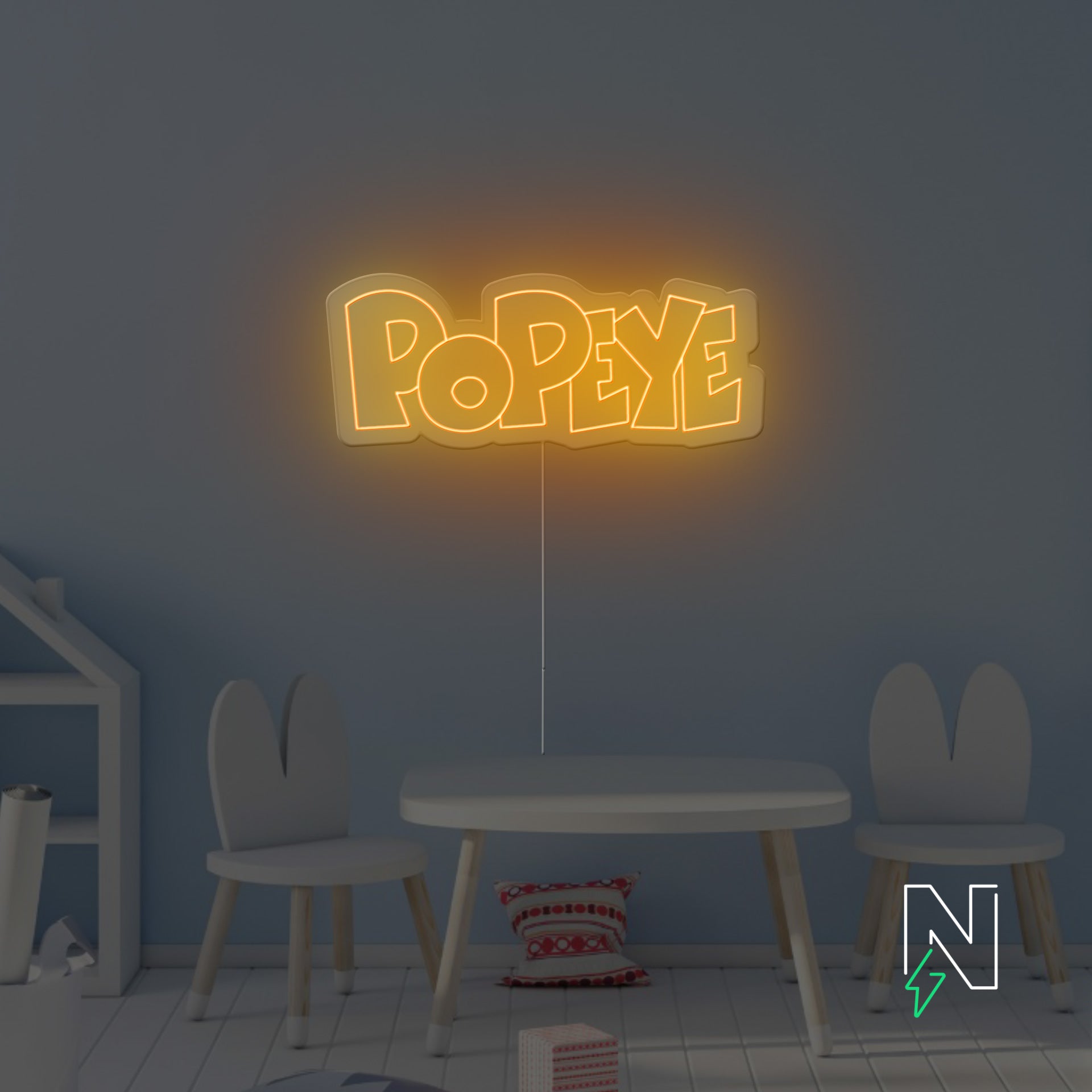 Popeye Neon Sign