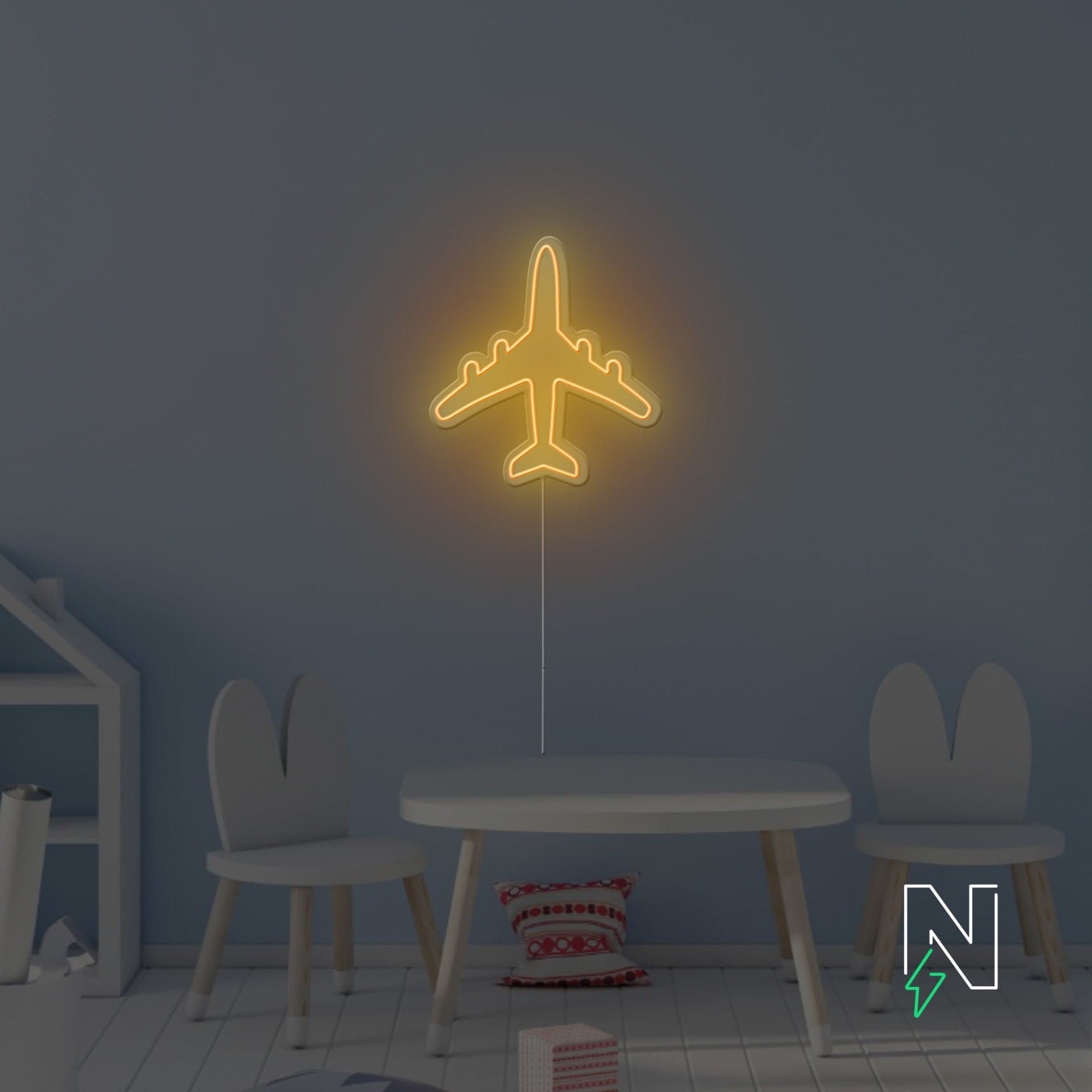 Airplane Neon Sign