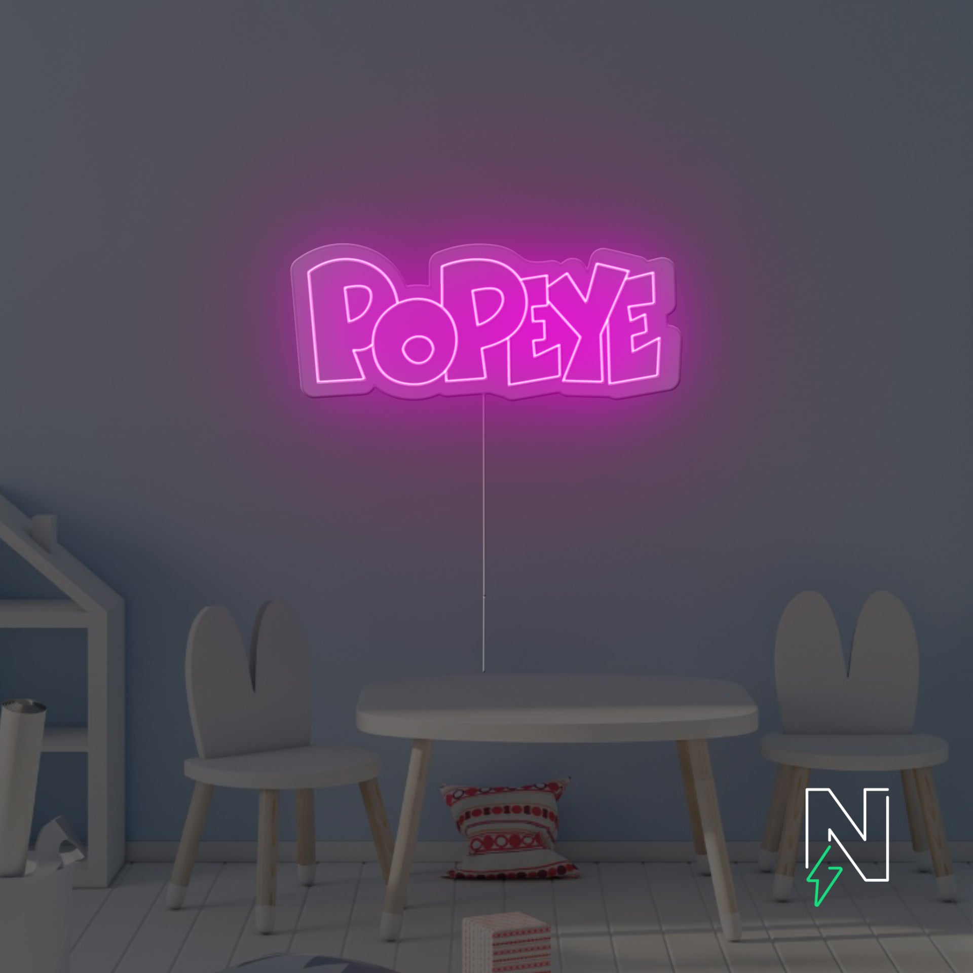 Popeye Neon Sign