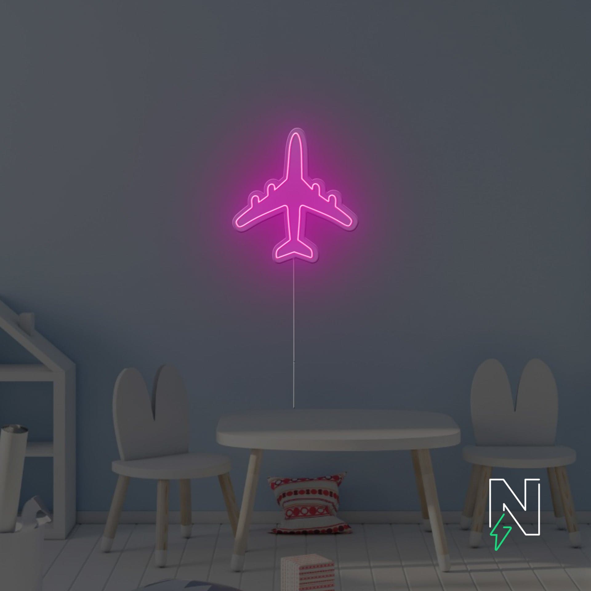 Airplane Neon Sign