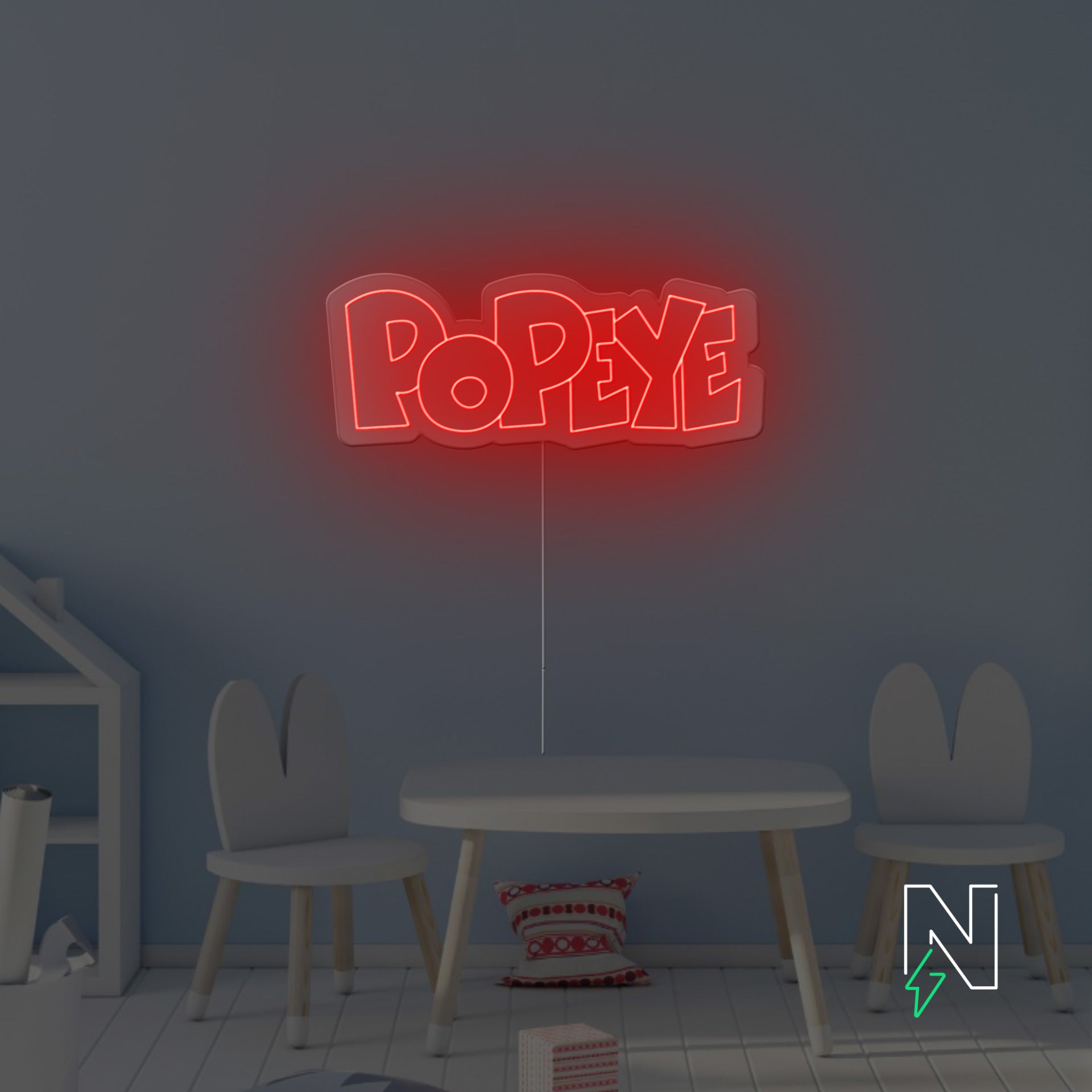 Popeye Neon Sign