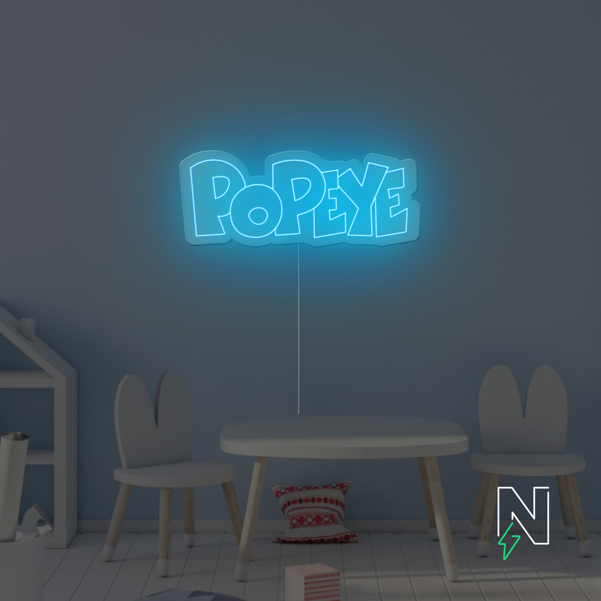 Popeye Neon Sign