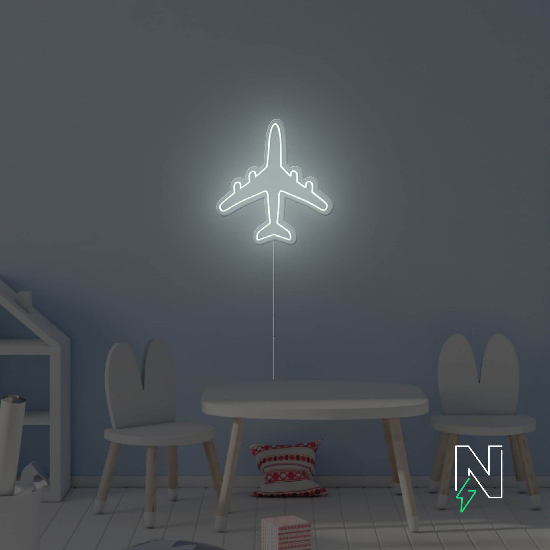 Airplane Neon Sign