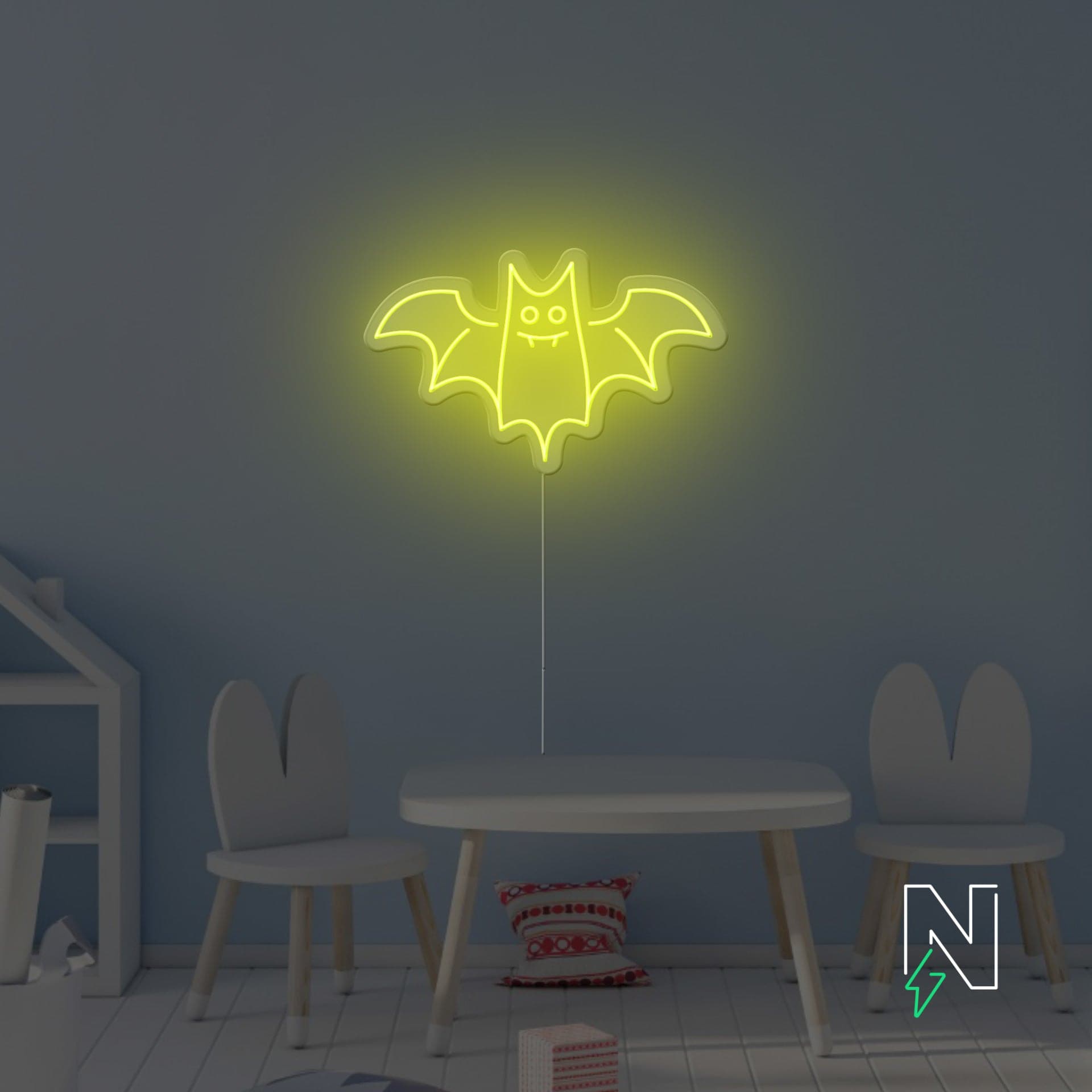 Bat Neon Sign