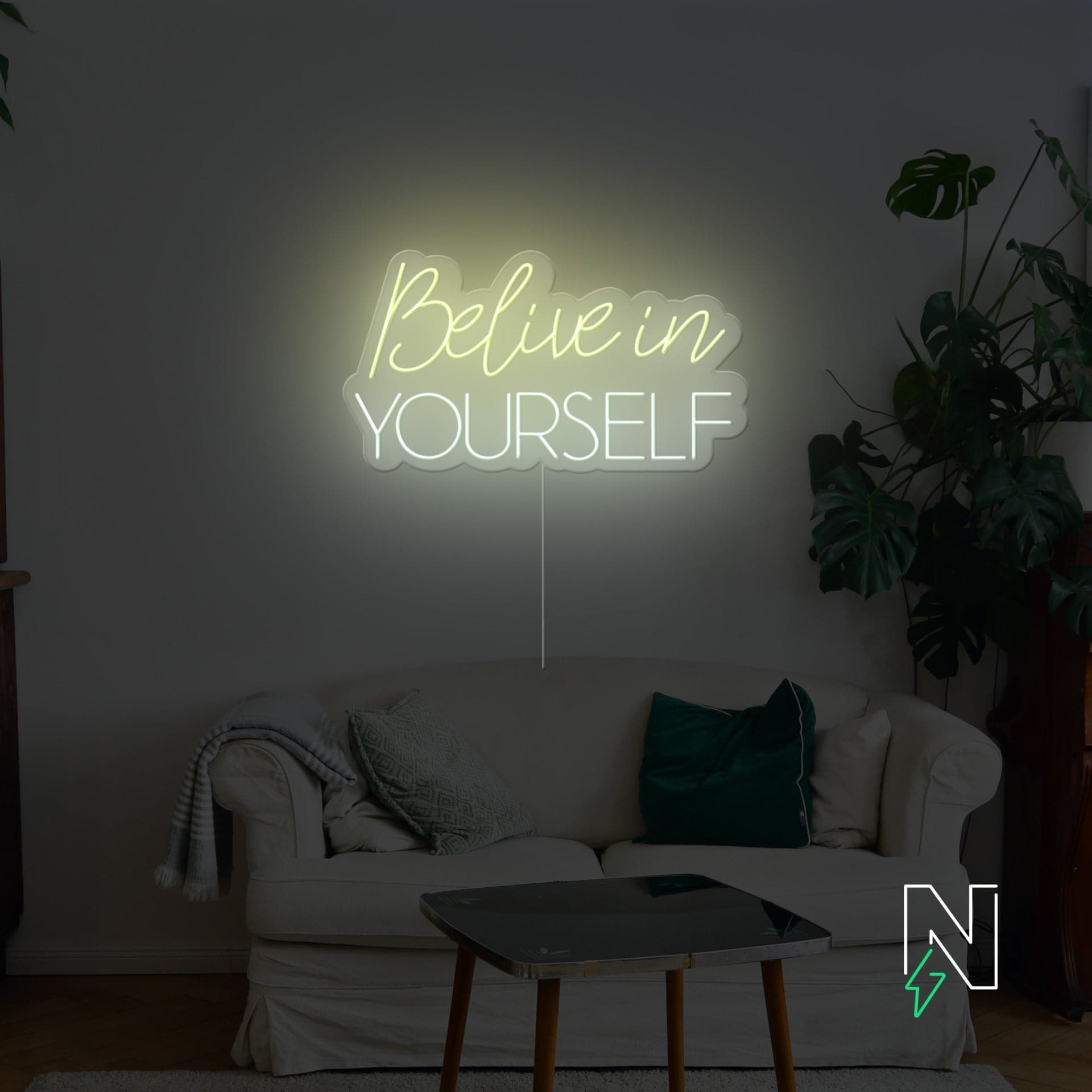 Believe Yourself Neon Sign