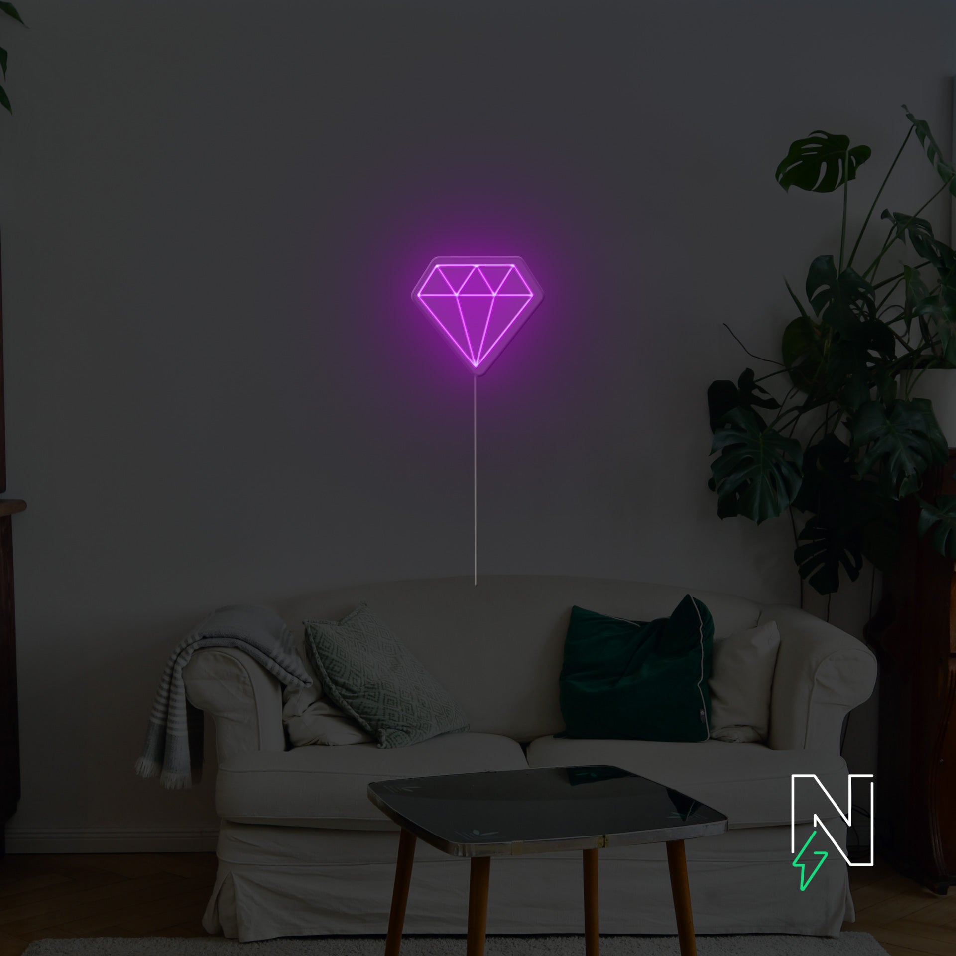 Diamond Neon Sign