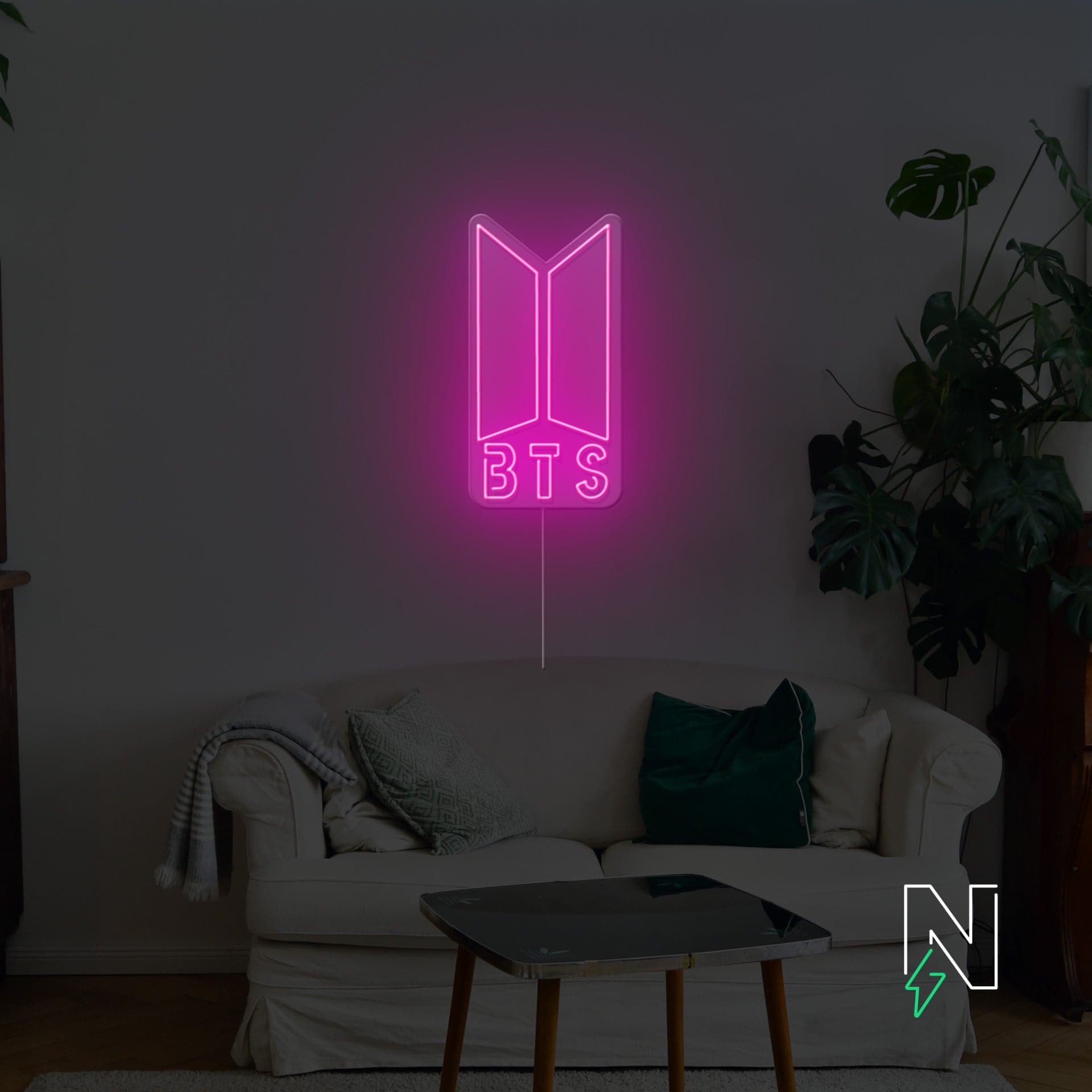 BTS Neon Sign