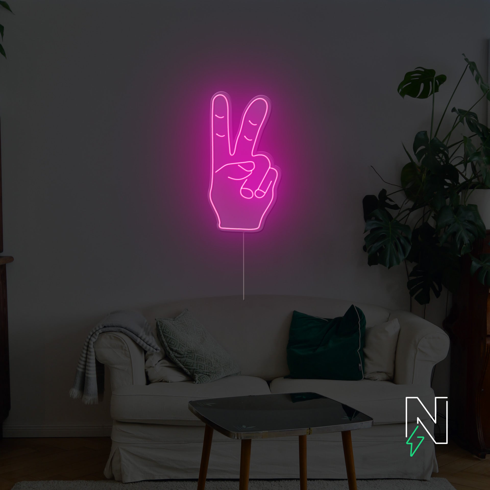 Peace Neon Sign