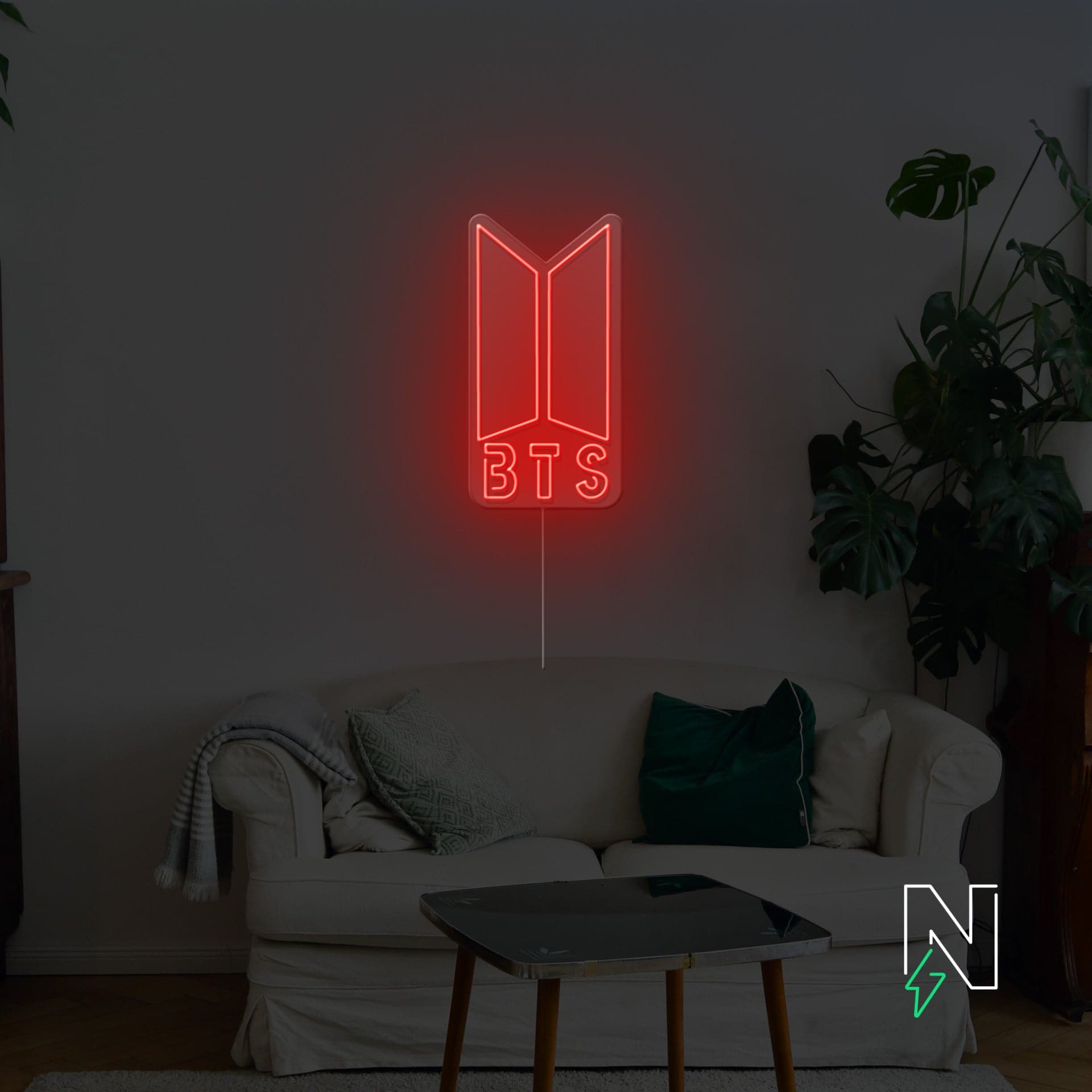 BTS Neon Sign