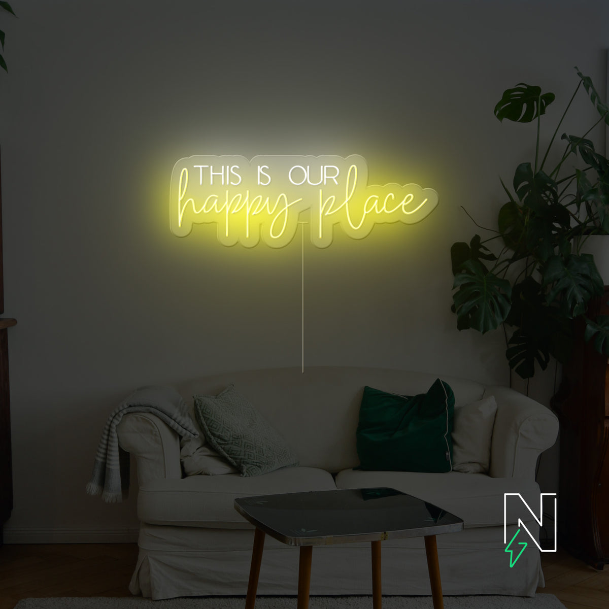 Buy This Is Our Happy Place Neon Sign at the Best Price | Neon Attack