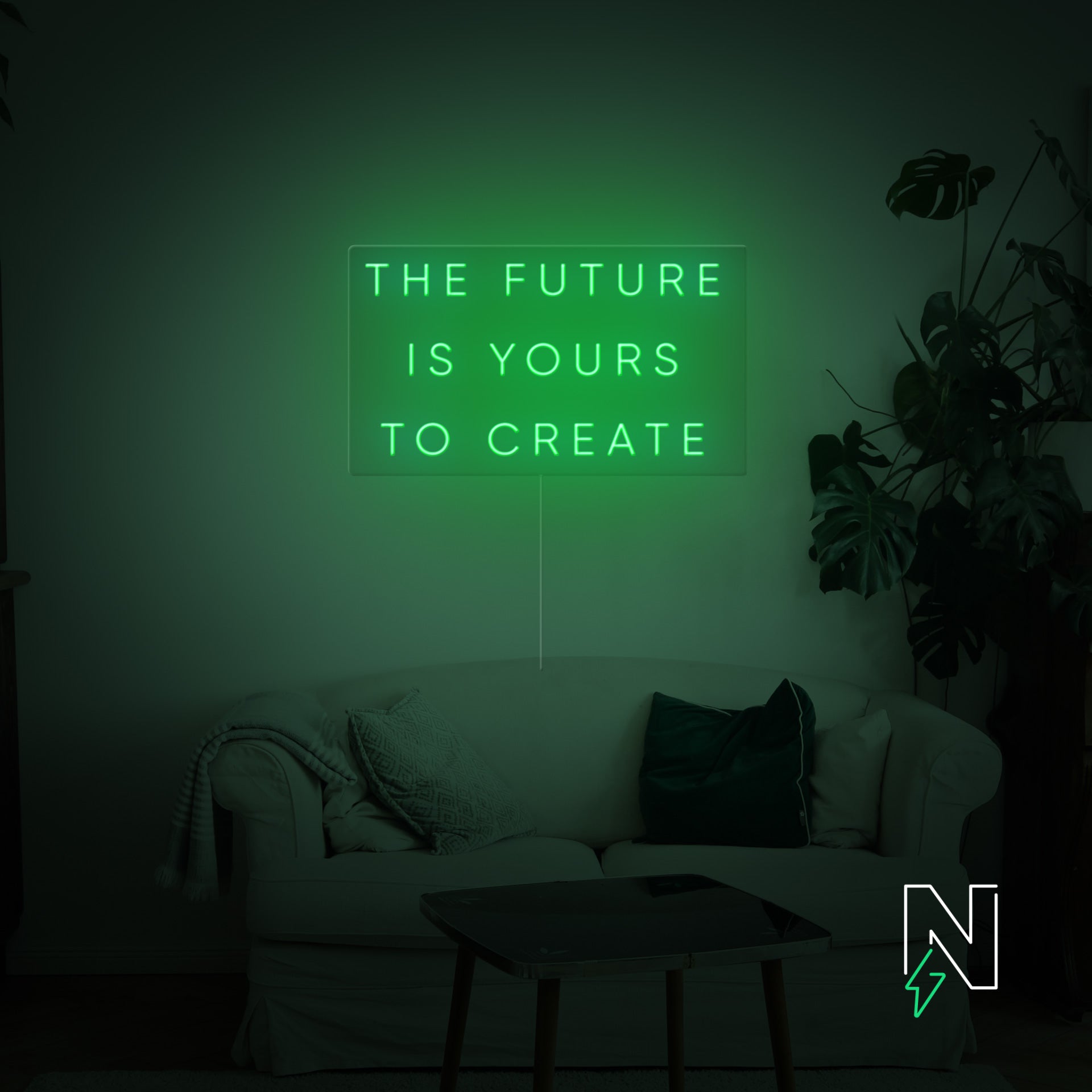 The Future Is Yours to Create Neon Sign