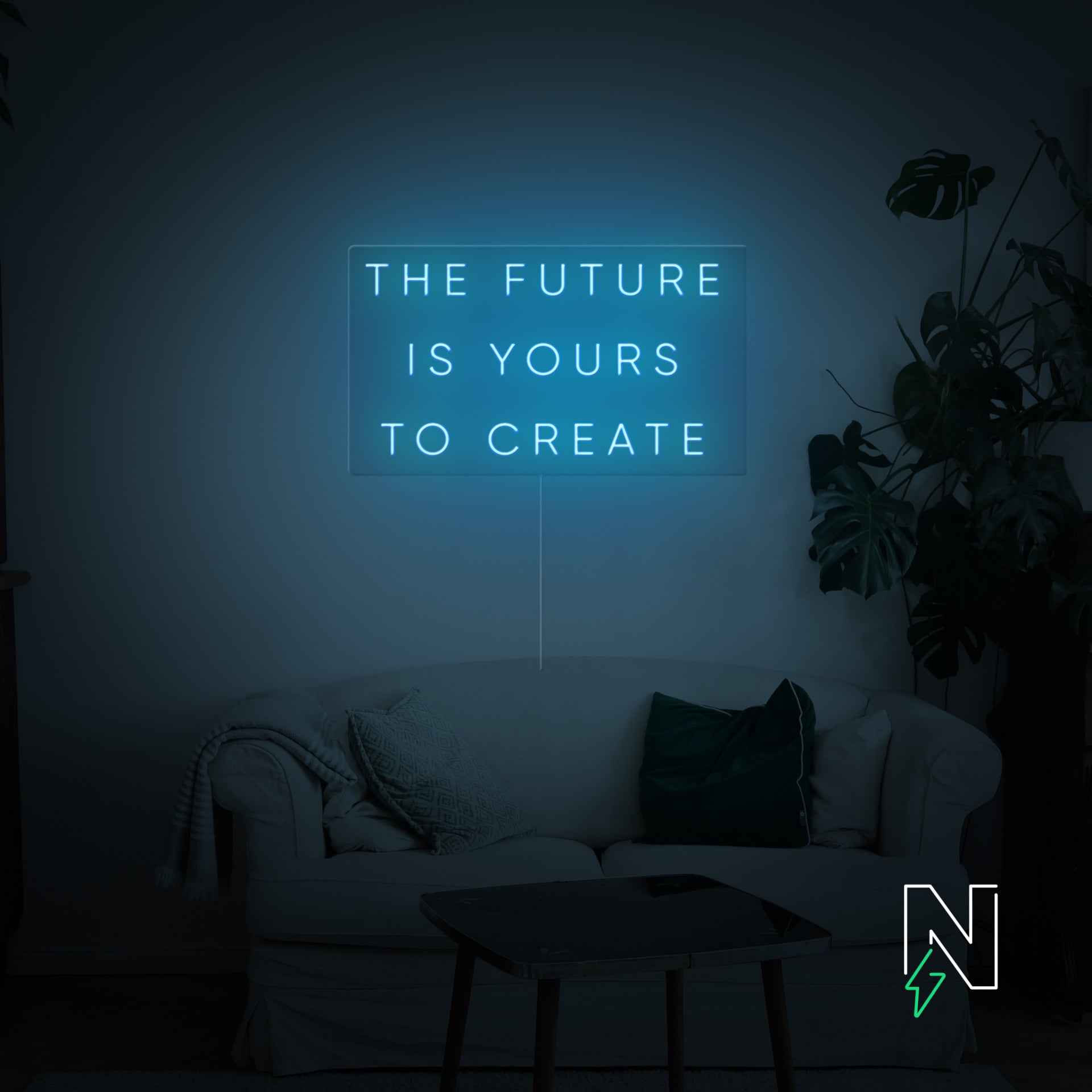 The Future Is Yours to Create Neon Sign