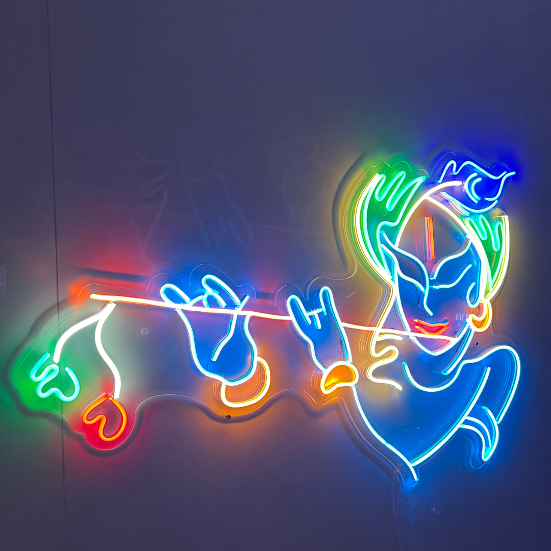 Krishna Neon Sign