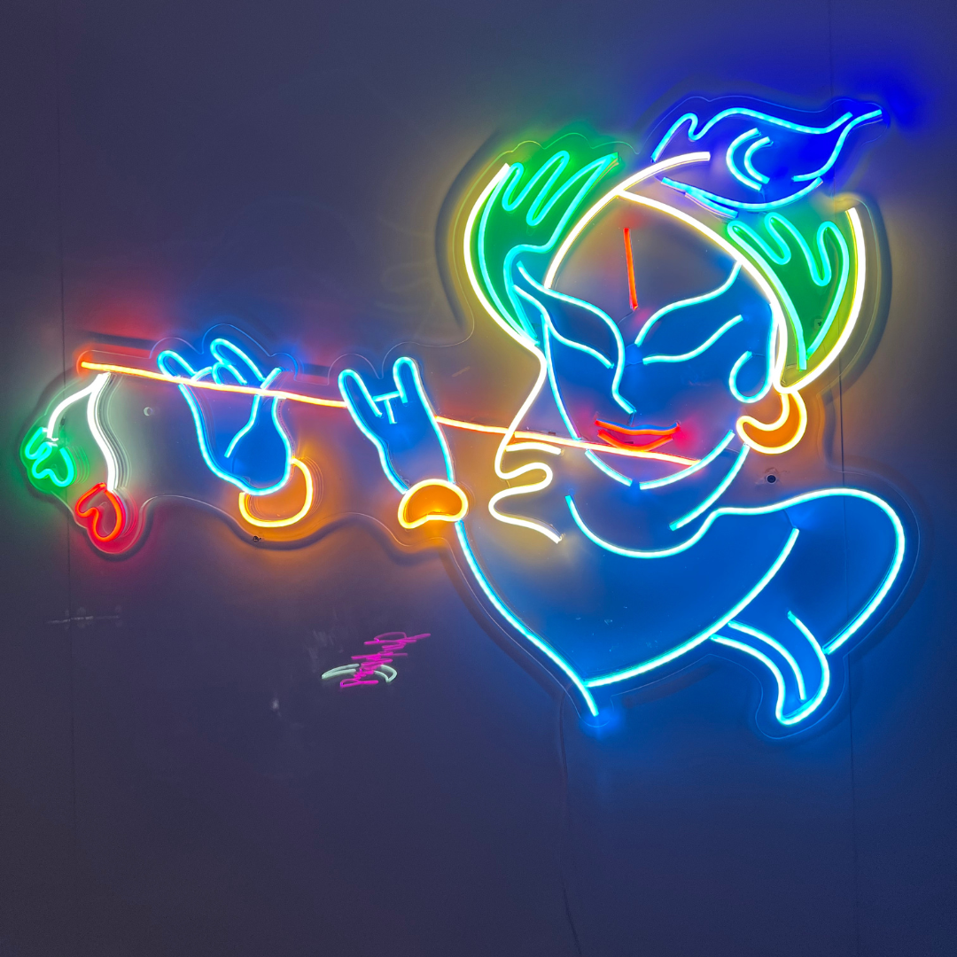 Krishna Neon Sign