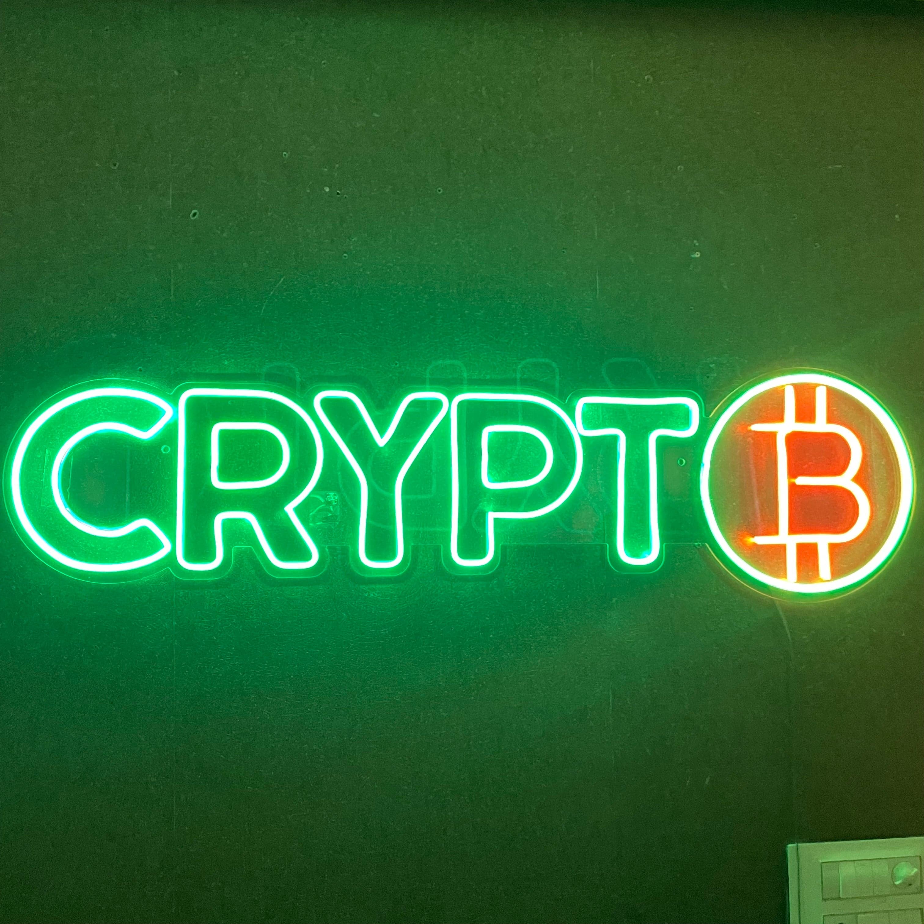 Crypto Neon Sign